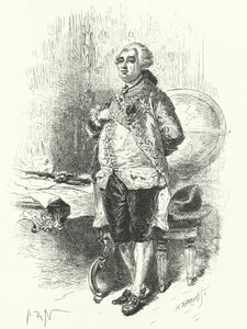 Koning Lodewijk XVI van Frankrijk door Alphonse Marie de after Neuville