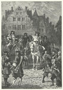Proclamatie van de herroeping van het Edict van Nantes door Lodewijk XIV, 1685 door Alphonse Marie de after Neuville