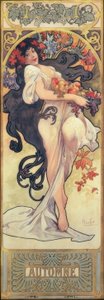 Herfst door Alphonse Mucha