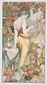 Cognac Bisquit, ca. 1899 door Alphonse Mucha