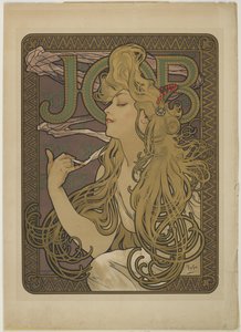 Job, 1896 door Alphonse Mucha