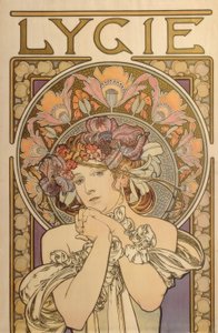 Lygie – Reproductie van decoratieve werken van Mucha door Alphonse Mucha