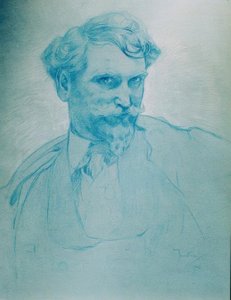 Zelfportret door Alphonse Mucha