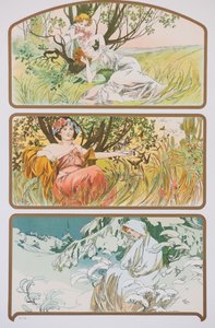 Drie seizoenen, ca. 1898