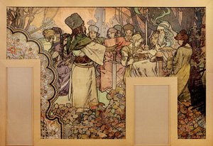 Muurschildering voor de Exposition Universelle van 1900, 1899-1900