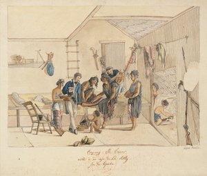 Bezoek aan een Raja van de Timor-eilanden