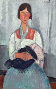 Zigeunervrouw met baby, 1919