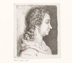Portret van de vrouw van de kunstenaar Georg Friedrich Schmidt door Amalie Baader