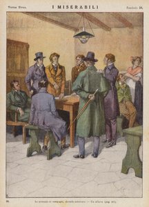 Illustratie voor Les Miserables door Victor Hugo door Ambrogio Lombardi
