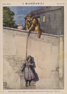 Illustratie voor Les Miserables door Victor Hugo door Ambrogio Lombardi
