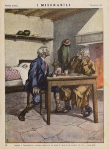 Illustratie voor Les Miserables door Victor Hugo door Ambrogio Lombardi