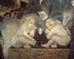Allegorie van Goed Bestuur, detail van Romulus en Remus, 1338-40