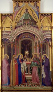 De Presentatie in de Tempel, 1342 door Ambrogio Lorenzetti
