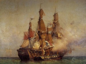 Verovering van de Kent door Robert Surcouf
