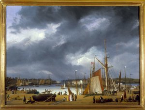 De Haven van Dieppe door Louis Garneray, circa 1820