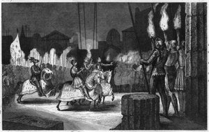 Karel VIII betreedt Rome in 1494 om tot keizer van het Oosten te worden uitgeroepen - Karel VIII (1470-1498) betrad Rome op 31 december 1494. Hij werd uitgeroepen tot keizer van het Oosten, voordat hij naar Napels ging om zijn rechten daar te doen gelden -