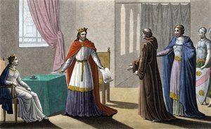 Lodewijk VII begon de 2e Kruistocht op advies van Sint Bernardus van Clairvaux (San Bernardo di Chiaravalle) en ondanks de tegenstand van abt Suger, aan wie hij het bestuur van het koninkrijk overliet tijdens zijn afwezigheid en dat van koningin Alienor va