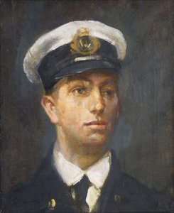 Luitenant William Edward Sanders, DSO, RNR (1883-1917), ca. 1918 (olie op doek)