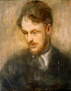 Portret van Augustus John door Ambrose McEvoy
