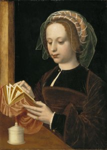 Maria Magdalena lezend door Ambrosius Benson