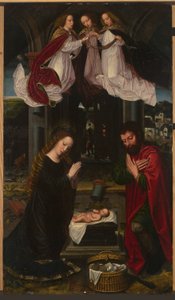 De geboorte van Christus door Ambrosius Benson