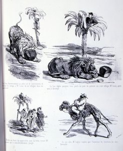 Illustratie voor De kunst van het vetmesten en afvallen door Amédée de Noé