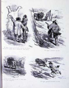 Illustratie voor De kunst van het vetmesten en afvallen door Amédée de Noé