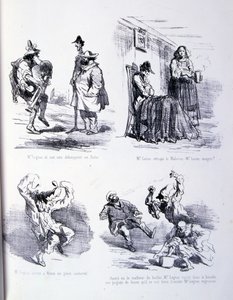 Illustratie voor De kunst van het vetmesten en afvallen door Amédée de Noé