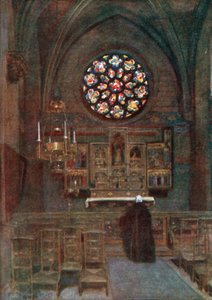De Sint-Jozefkapel van de kathedraal, Antwerpen (kleurenlitho)