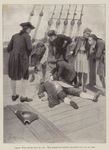 Illustratie voor The Luck of the Susan Bell, door Sir Walter Besant door Amedee Forestier