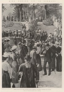 Koning Edward VII in Duitsland door Amedee Forestier