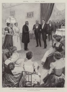 De Bloemfontein Conferentie, Ontvangst bij het presidentschap, Ontmoeting van Sir Alfred Milner en President Kruger