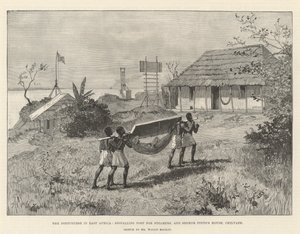 De Portugezen in Oost-Afrika, Signaalpost voor Stoomschepen en het Huis van Senhor Pinto, Chilvane door Amedee Forestier