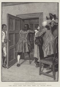 The World Went Very Well Then, door Walter Besant door Amedee Forestier