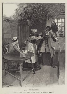 The World Went Very Well Then, door Walter Besant door Amedee Forestier