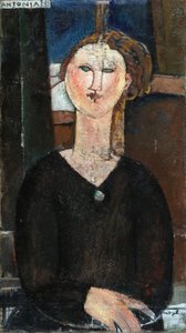Antonia, ca. 1915 door Amedeo Modigliani
