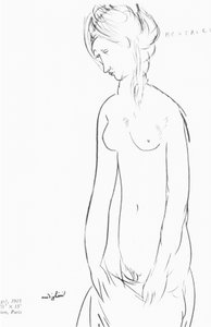 Beatrice Hastings, 1915 door Amedeo Modigliani