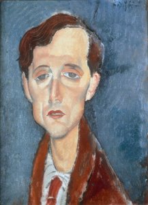 Frans Haellens door Amedeo Modigliani