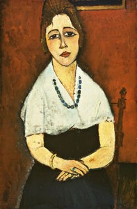 Meisje Met Ketting door Amedeo Modigliani