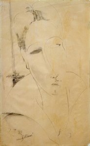 Hanka Zboroska door Amedeo Modigliani