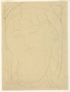 Hoofd Anatolië door Amedeo Modigliani