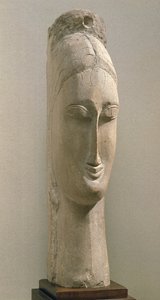 Hoofd van een Vrouw door Amedeo Modigliani