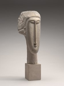 Hoofd van een vrouw, ca. 1910-1911 door Amedeo Modigliani