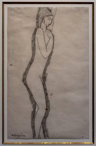 Hermafrodiet profiel door Amedeo Modigliani