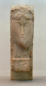 Hoofd van een Vrouw door Amedeo Modigliani