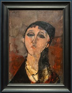 Hoofd van een meisje (Louise) door Amedeo Modigliani