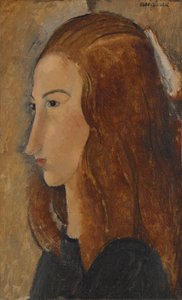 Portret van een Jonge Vrouw door Amedeo Modigliani