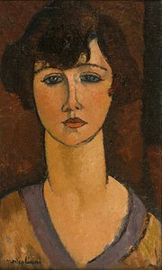 Portret van Élisabeth Fuss-Amoré door Amedeo Modigliani