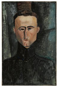 Portret van de schilder Rouveyre door Amedeo Modigliani