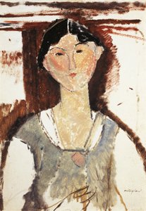 Studie voor portret van Beatrice Hastings door Amedeo Modigliani